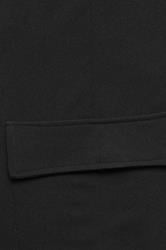 YOURS Curve Plus Size Black Tailored Scuba Cargo Trousers | Yours Clothing  5