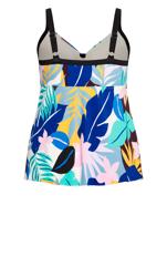 Evans Blue Fly Away Print Tankini Top 6
