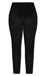 Evans Black Drawstring Joggers 6