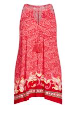 Evans Red Zoey Scarf Tunic 6