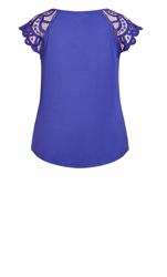 Evans Blue Mandy Lace Sleeve Top 5