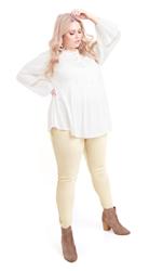 Evans Ivory Luna Plain Top 3