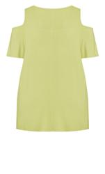 Evans Green Simone Cold Shoulder Plain Top 6