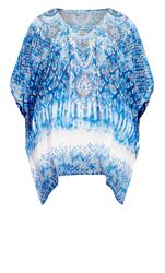 Evans Blue Vienna Beaded Kaftan 5