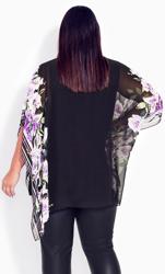 Evans Purple Bella Border Overlay Top 3