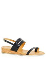Trixie Navy Wide Fit Sandal 1