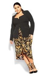 Evans Black Corset Blazer 6
