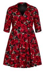 Evans Red Betty Dress 5