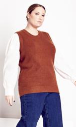 Evans Orange Milly Top 1