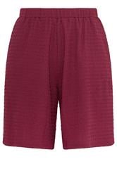 YOURS Curve Red Textured Shorts