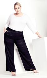 Evans Black Wide Leg Trouser 6