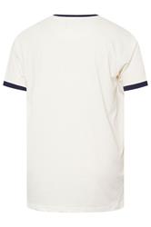 KAM Big & Tall White 'Santa Cruz' T-Shirt | BadRhino 4