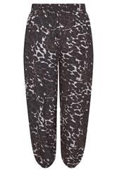 LIMITED COLLECTION Plus Size Brown leopard Balloon Trousers | Yours Clothing 6