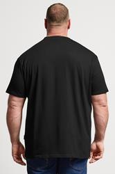 BadRhino Big & Tall Black Extra Long Misfits Graphic T-Shirt | BadRhino 2