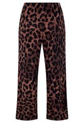 YOURS Plus Size Brown Leopard Print Trousers | Yours Clothing 6