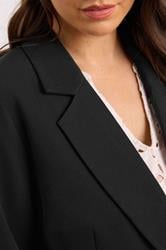EVANS Plus Size Black Single Breasted Blazer | Evans 4
