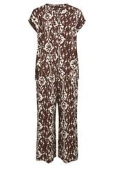 EVANS Plus Size Chocolate Top & Trouser Set | Evans 8
