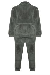 BadRhino Big & Tall Charcoal Grey Super Soft Borg Lounge Set | BadRhino 6