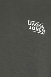 JACK & JONES Big & Tall Grey T-Shirt & Shorts Set | BadRhino 5