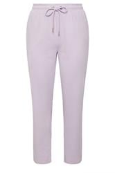 YOURS Plus Size Purple Tie Waist Joggers | Yours Clothing 7