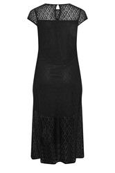 YOURS LONDON Plus Size Black Lace Sleeveless Maxi Dress | Yours Clothing 2