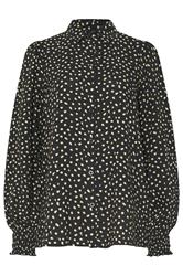 LTS Tall Black Spot Balloon Sleeve Shirt | Long Tall Sally 5
