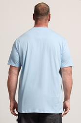 BadRhino Big & Tall Blue Extra Long Campervan Graphic T-Shirt | BadRhino 2