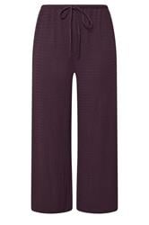 YOURS Plus Size Purple Wide Leg Crinkle Trousers | Yours Clothing 6