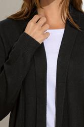 M&Co Black Shawl Collar Cardigan | M&Co 4
