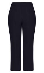 Evans Navy Straight Leg Trouser 6