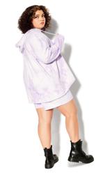 Evans Lilac Tie Dye Hoodie 2