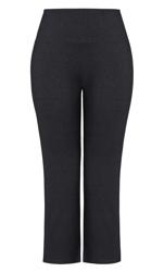 Evans Grey Supima® Bootleg Legging Charcoal 3