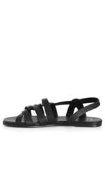 Evans Black Strappy Sandals 4