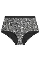 YOURSET 5 PACK Plus Size Black Paisley Print Full Briefs | Yours Clothing 9