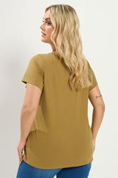 YOURSET 3 PACK Plus Size Green & Purple Core T-Shirts | Yours Clothing 6