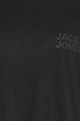 JACK & JONES Big & Tall Black Print Short Sleeve T-Shirt | BadRhino 5