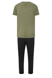 BadRhino Big & Tall Olive Green Lounge Trouser & T-Shirt Set