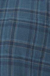 BadRhino Big & Tall Blue Check Long Sleeve Shirt | BadRhino 7