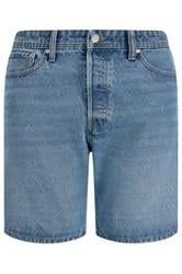 JACK & JONES Big & Tall Blue Cotton Shorts | BadRhino 2