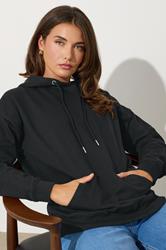 LTS Tall Black Drawstring Hoodie | Long Tall Sally 3