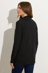 M&Co Black Shawl Collar Cardigan | M&Co 2