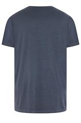 KAM Big & Tall Navy Blue Skull Graphic T-Shirt | BadRhino 2