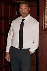 BadRhino Tailoring Big & Tall White Premium Stretch Long Sleeve Formal Shirt | BadRhino 3