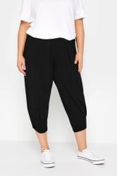 Evans Black Kenzie Drape Pant 1