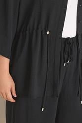 EVANS Plus Size Black Collared Shacket | Evans 5