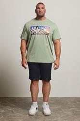 JACK & JONES Big & Tall Black Campaign Shorts | BadRhino 2