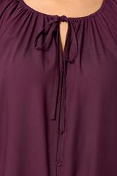YOURS Plus Size Purple Button Through Top | Yours Clothing 4