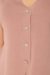 LTS Tall Women's Light Pink Button Knitted Cardigan | Long Tall Sally 4