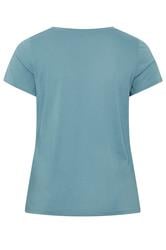 YOURSET 2 PACK Plus Size Blue & Grey Core T-Shirts | Yours Clothing 9