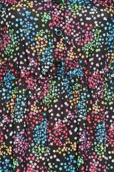 LIMITED COLLECTION Plus Size Black Ditsy Print Square Neck Top | Yours Clothing 5